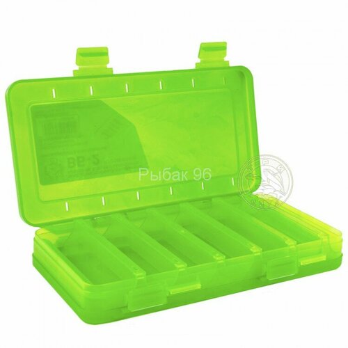 фото Коробка для воблеров и балансиров вб-2 235*135*35мм 2-стор. зелен. три кита