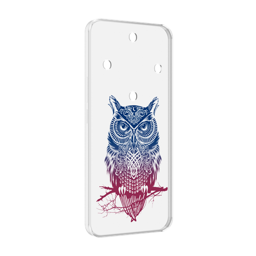 Чехол MyPads хиппи сова для Honor Magic 5 Lite / Honor X9a задняя-панель-накладка-бампер