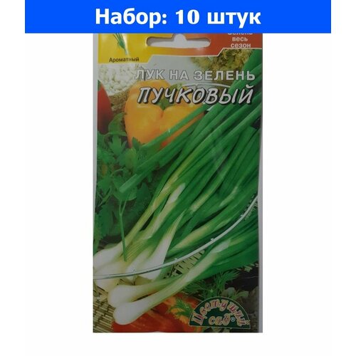 Лук на зелень Пучковый 0,3г Ранн (Цвет сад) - 10 пачек семян