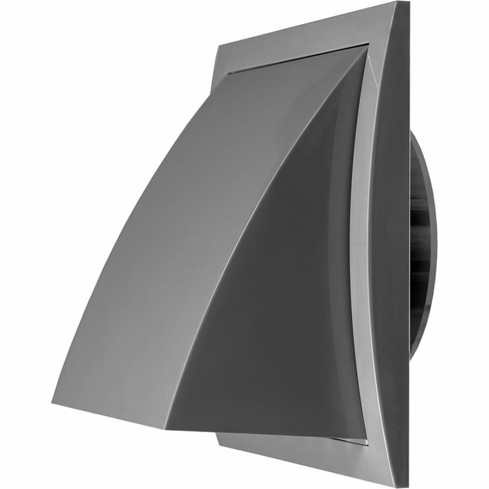 Вытяжной выход стенной Эвент 175К100ФВ серый