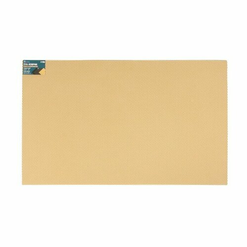 Коврик eva универсальный Grand Caratt Соты 130 х 80 см бежевый 2638₽