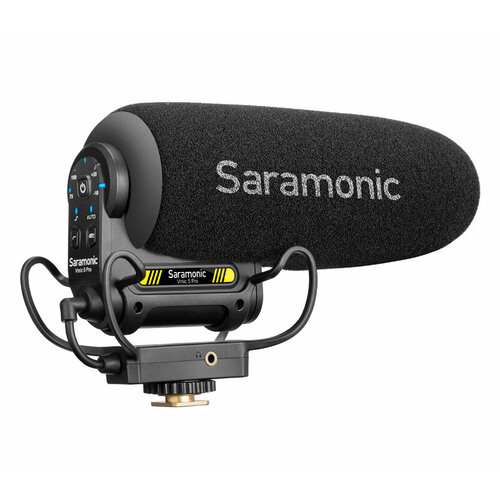Микрофон Saramonic Vmic5 Pro направленный, моно, 3.5 мм TRS микрофон saramonic vmic5 направленный моно 3 5 мм trs