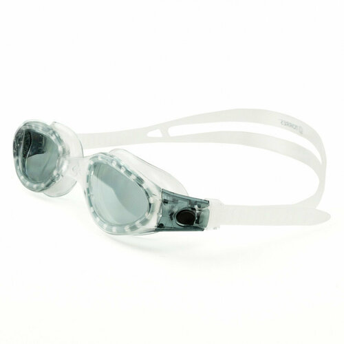 Очки детские для плавания TORRES Leisure Junior, SW-32210CS, дымчатые линзы, прозрачная оправа очки детские для плавания torres junior sw 32212sb дымчатые линзы серая оправа