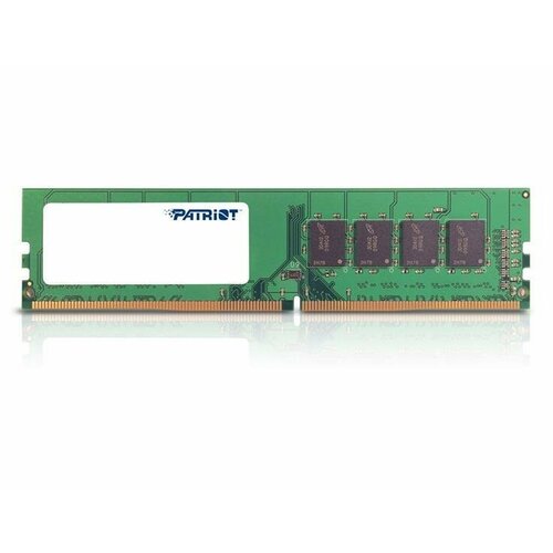 PATRIOT Модуль памяти PATRIOT Signature Line DDR4 Module capacity 8Гб Количество 1 2133 МГц Множитель частоты шины 15 1.2 В PSD48G213381