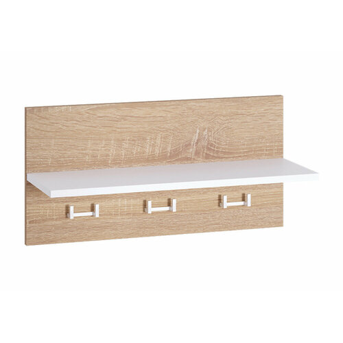 Вешалка Моби Куба 10123 дуб сонома белый премиум 65x234x332 см 1479₽