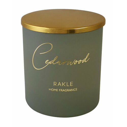 RAKLE Cedarwood Свеча ароматическая в подарочной упаковке, 200 г.