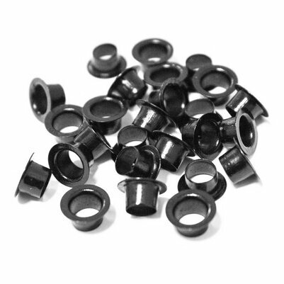 фото Люверс металлический 5 мм черный (1000 шт)