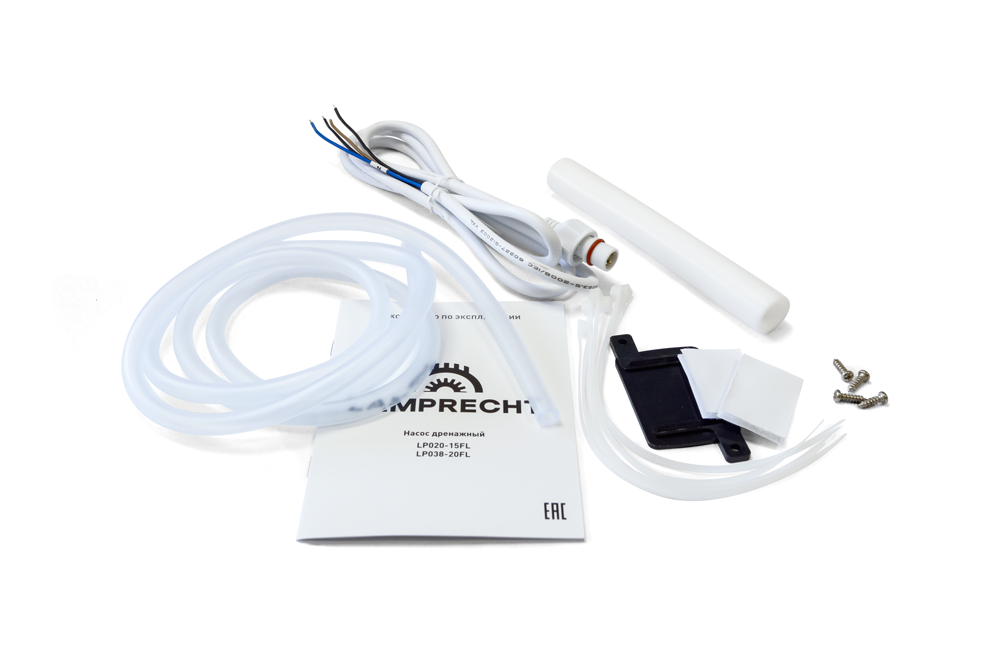 Обзор: Насос дренажный Lamprecht LP020-15FL (20 л/ч, 15м, проточный)