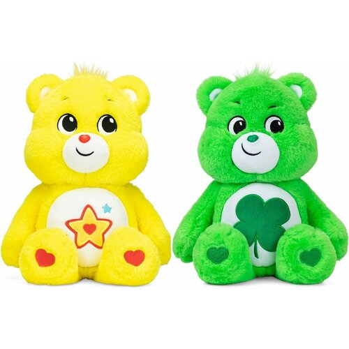 Набор мягких игрушек Care Bears Superstar Bear 35 см и Good Luck плюшевый мишка, коллекционные