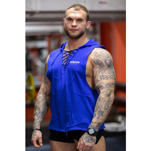 фото Майка inferno style, размер xl, синий