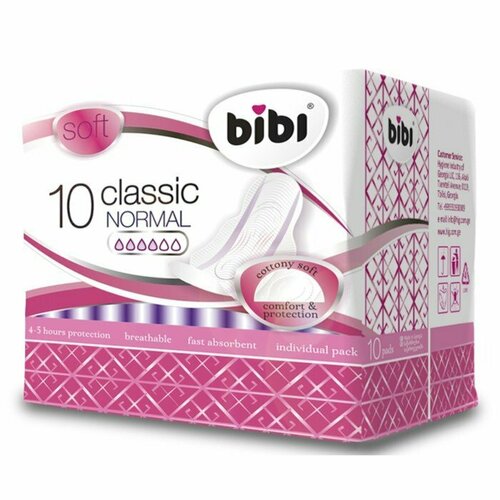 Прокладки «BiBi» Classic Normal soft, 10 шт. (комплект из 13 шт)