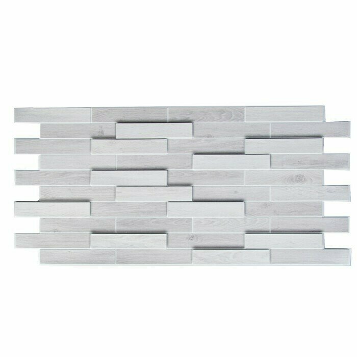 фото Панель ПВХ Паркет Дуб беленый 980х480