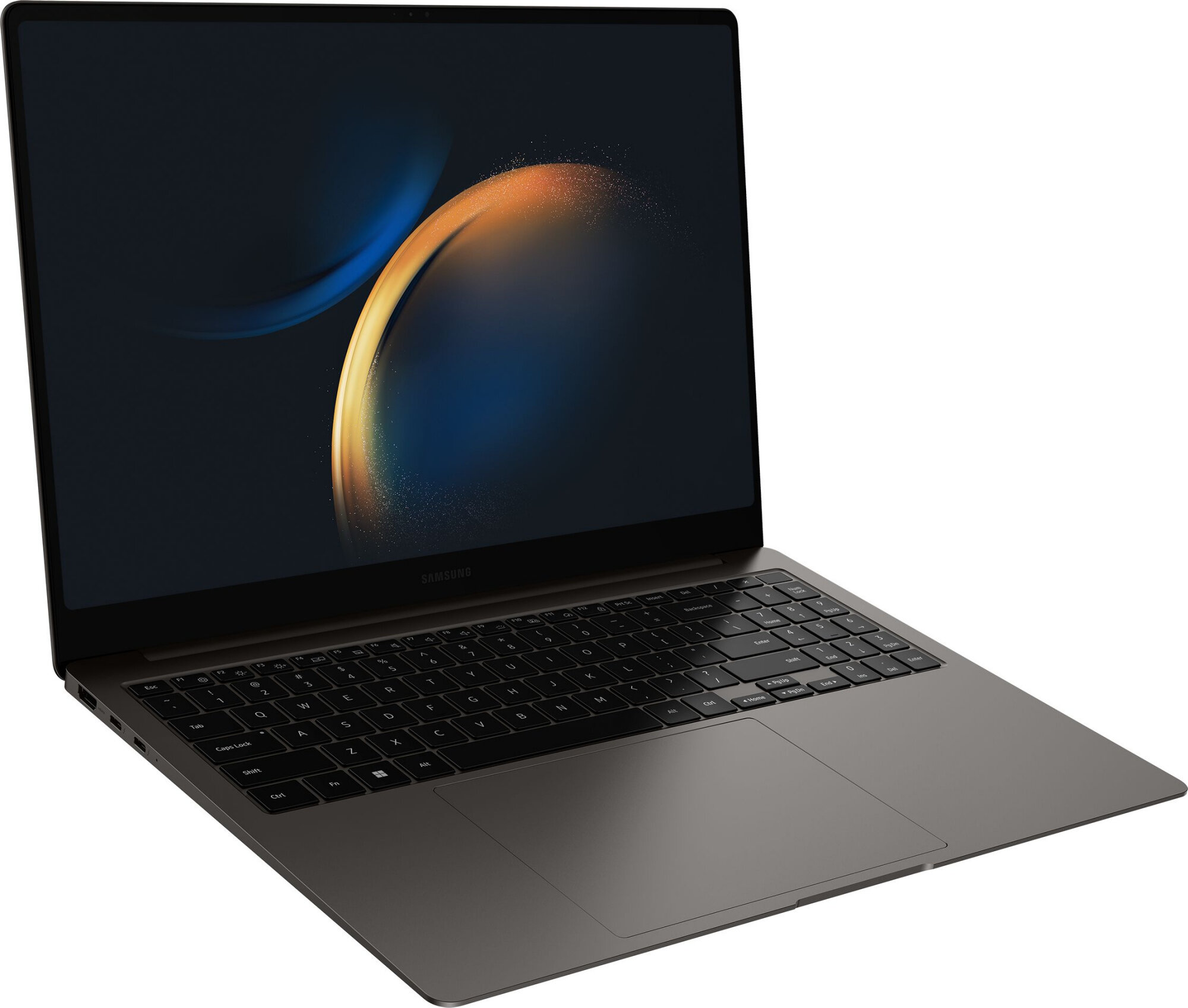 Ноутбук Samsung Galaxy book 3 NP960, 16", OLED, Intel Core i7 1360P, LPDDR5 16ГБ, SSD 512ГБ, Intel Iris Xe graphics, темно-серый (np960xfg-kc1in) - фото №6
