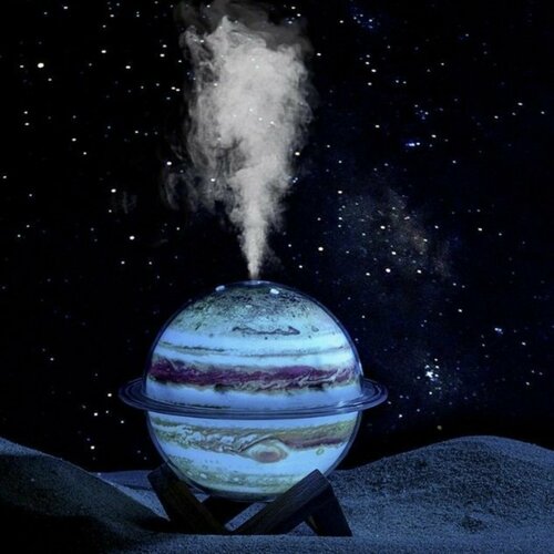 Увлажнитель воздуха ультразвуковой аромадиффузор ночник Планета синий 149800₽