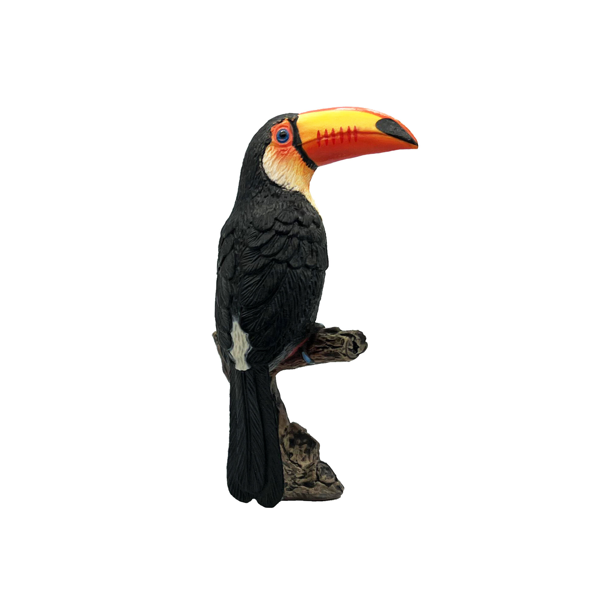 Фигурка-Тукан (птица сидит на ветке)