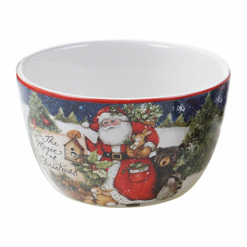 Салатник порционный Certified Int. Магия Рождества. Санта 13 см, керамика