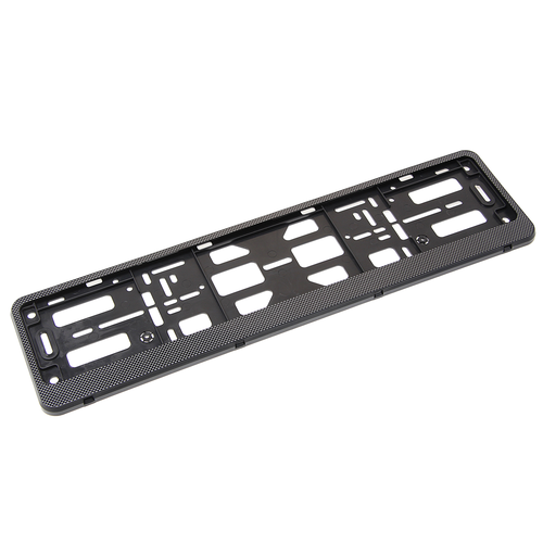 Рамка знака номерного нижняя защелка карбон темный AUTOSTANDART 343₽