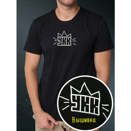 Футболка, размер 52, черный