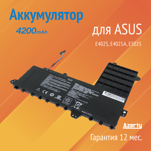аккумулятор b21n1505 для asus e402s e402sa e502s тип 1 Аккумулятор B21N1505 для Asus E402S / E402SA / E502S (Тип 1)