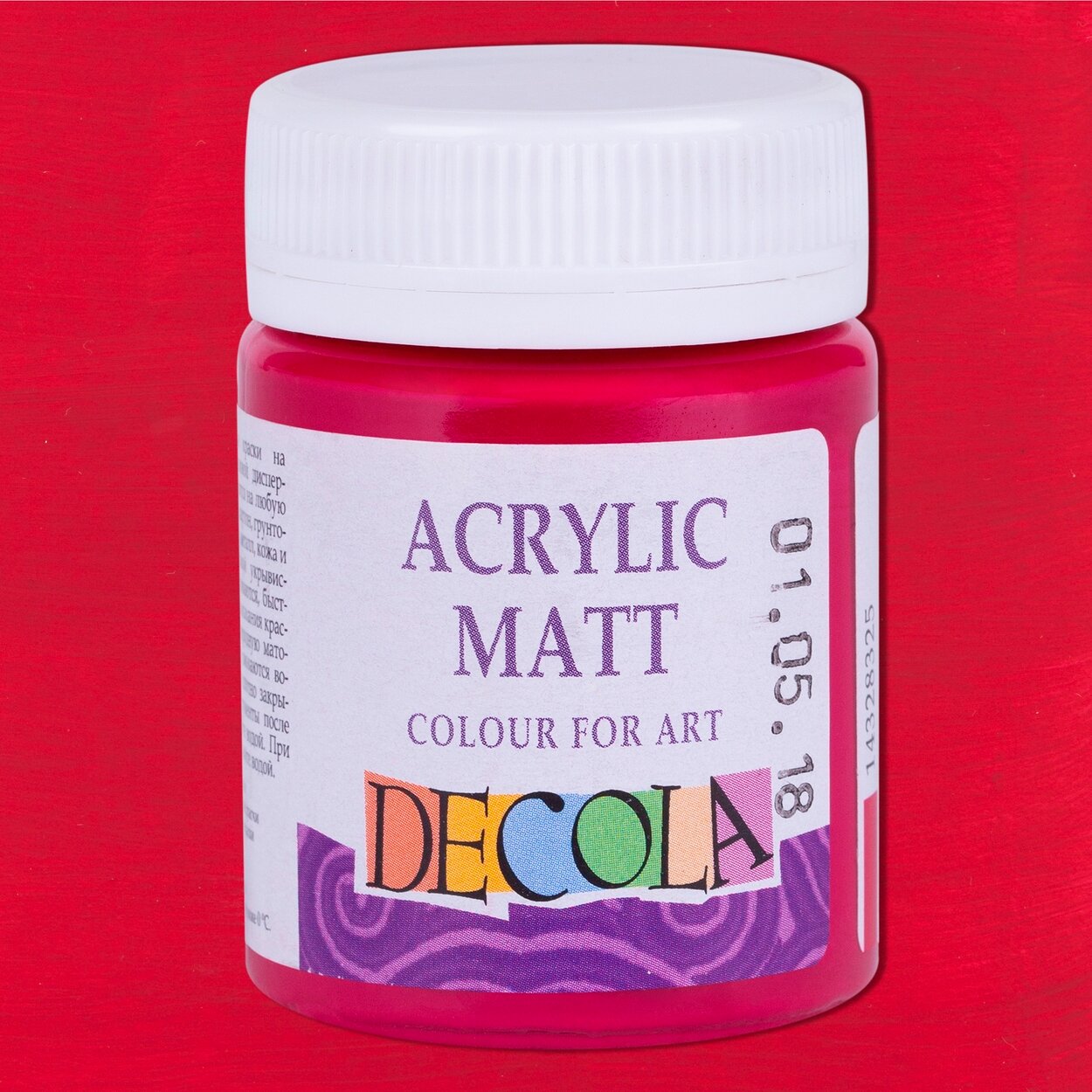 Акрил DECOLA матовый 50мл Бордовая