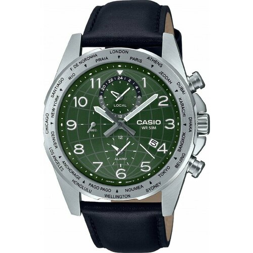 фото Наручные часы casio, зеленый