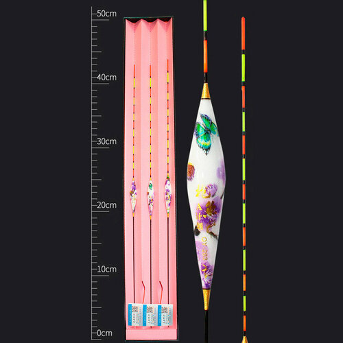 Набор поплавков Queen Carp QY-203 для ловли удилищем Херабуна (3шт) набор поплавков для ловли методом херабуна 3 шт 006