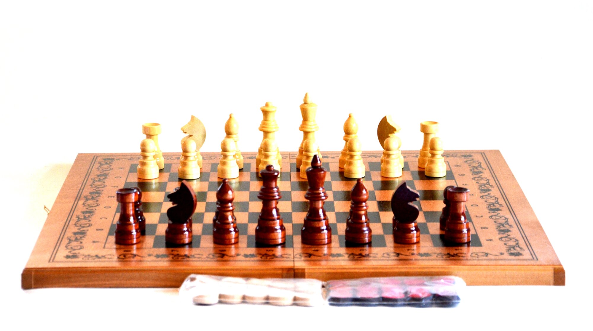 Шахматы, шашки, нарды "Аристократ" 60 нс 60 см тонированные