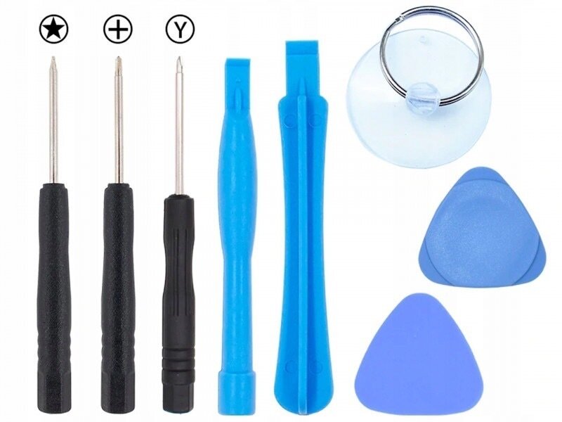 фото Набор инструментов (отверток) iZapp (8 в 1) для ремонта мобильных телефонов и ноутбуков iPhone, iPad, Huawei, Xiaomi, Samsung