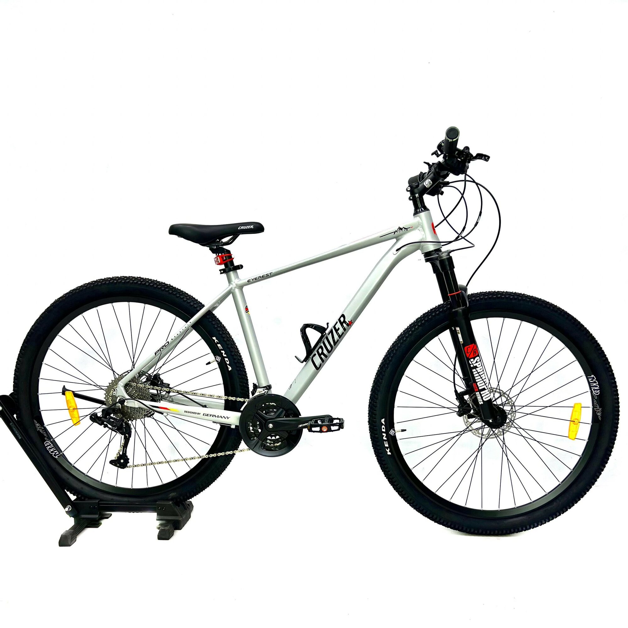 Горный велосипед CRUZER EVEREST 29" 2024 21" рост 170-195 см, светло серый
