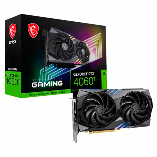 Видеокарта MSI RTX4060Ti GAMING 8GB GDDR6 128-bit DPx3 HDMI 2FAN RTL 6259400₽
