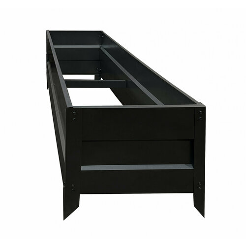 Грядка оцинкованная высокая 191,5х100х55см, (Черная, RAL 9005)