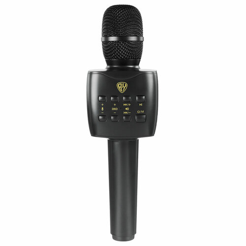 BY Колонка-микрофон беспроводная караоке 5 Вт 1200мач динамик меню настроек черный 2 штуки 613000₽