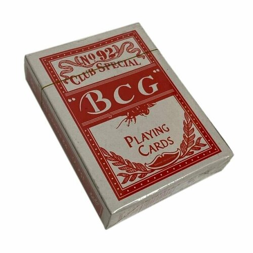 Карты для покера BCG красная рубашка 661₽