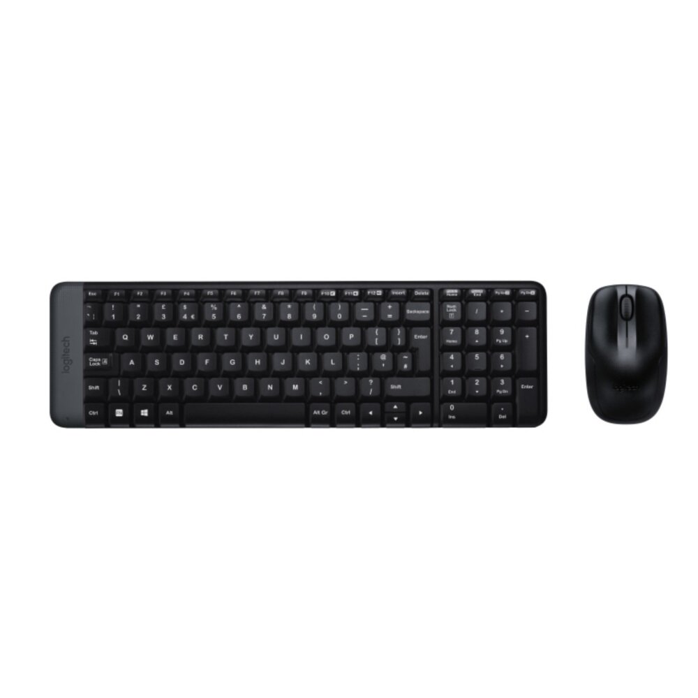 Комплект кл-ра+мышь беспров. Logitech MK220 black (с кириллицей, USB, 104 клавиши) (920-003236)