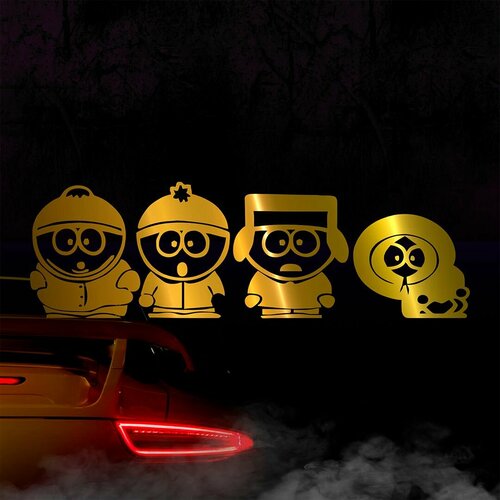 Наклейка Саус парк золотая 400₽