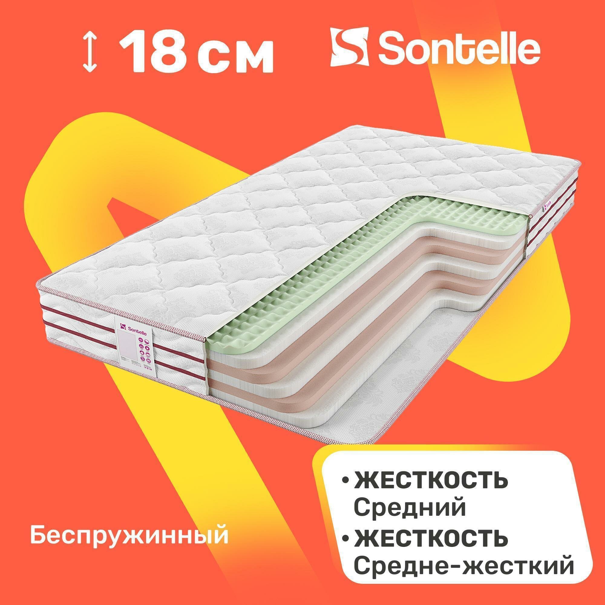 Матрас Sontelle retail Solo Reflex Strutto 90х190