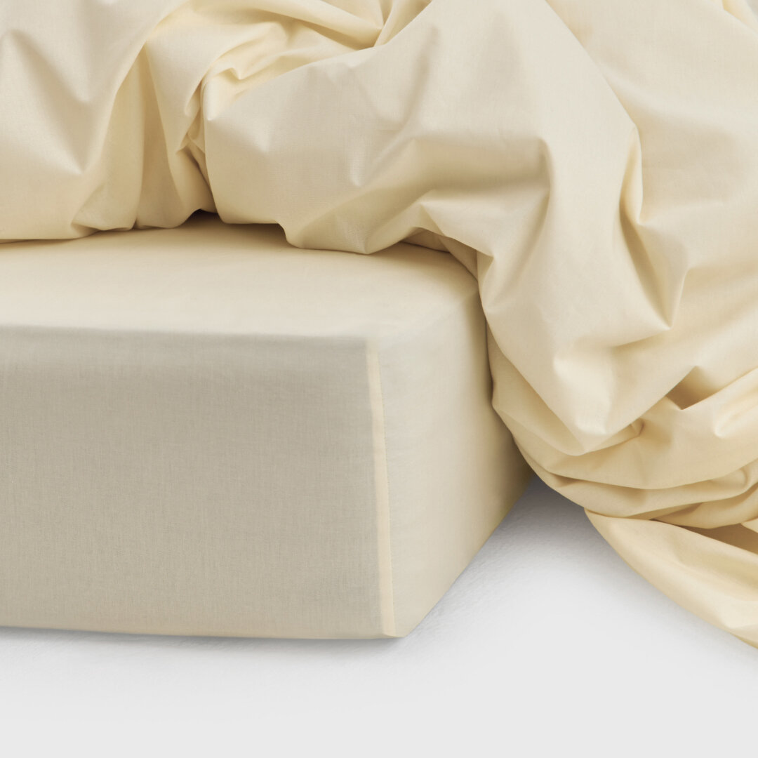 фото Простыня MORФEUS (морфеус) - Yellow Butter - 230x260 (без резинки) - ранфорс