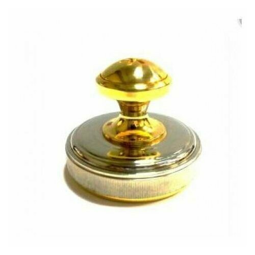 OS-31-1-40КН Оснастка для флэш-печатей (настольная). Система дозаправки печати краской через верхний откручивающийся съемник. Гальванизация никелем и золотом / диаметр 40 мм,