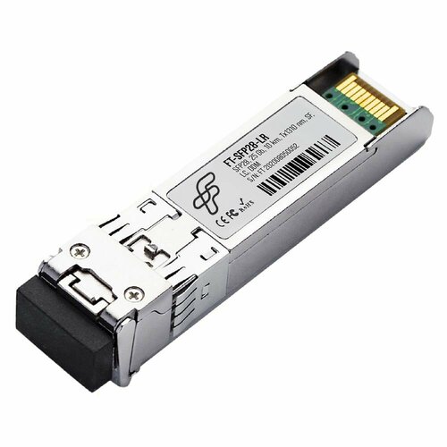 Волоконно-оптический приемопередатчик Fibertrade FT-SFP28-LR Трансивер 25G, SFP28, LC SMF 10km, 1310nm DFB laser, (прошивка Intel), OEM, Fibertrade (5