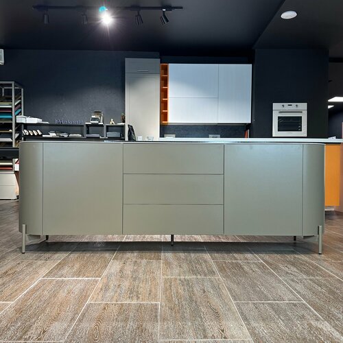 Комод Saloni Vinci металл серо-зеленый 210х72х46 см 482391₽