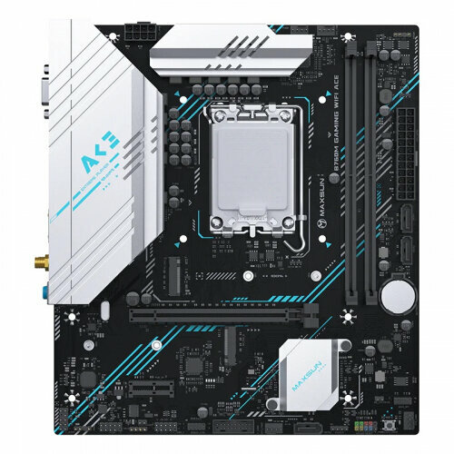 Материнская плата Maxsun MS-B760M GAMING WIFI ACE LGA1700 mATX 1195000₽