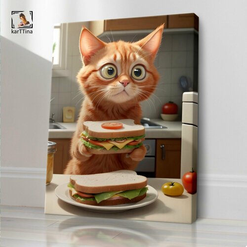 Картина Karttina Вечно голодный 30х40 см 1728₽