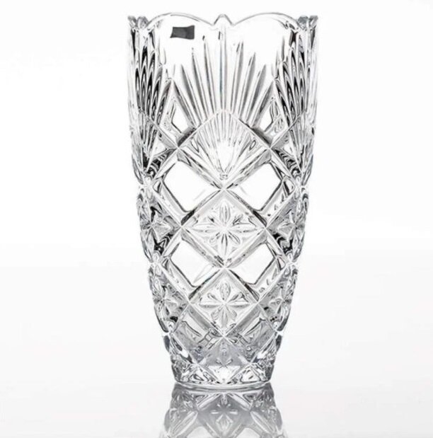 фото Ваза "Ананас", 25,5см, богемское стекло