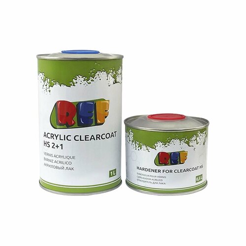 Лак акриловый автомобильный REF 30310 HS 21 Acrylic Clearcoat 1 л с отвердителем 05 л 2145₽