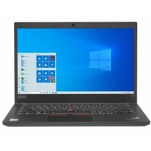 14 Ноутбук Lenovo ThinkPad T14 Gen 1 21AHA001CD черный - 2240x1400 IPS Intel Core i5-1240P ядра 12 х 17 ГГц 16 ГБ SSD 512 ГБ Intel Iris Xe Graphics Windows 11 21156200₽