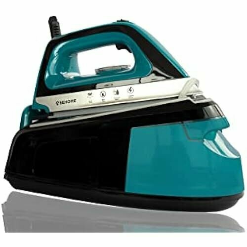 Паровой утюг Behome с непрерывной зарядкой и керамической пластиной, вертикальное глажение, 2400 Вт, 1,2 литра
