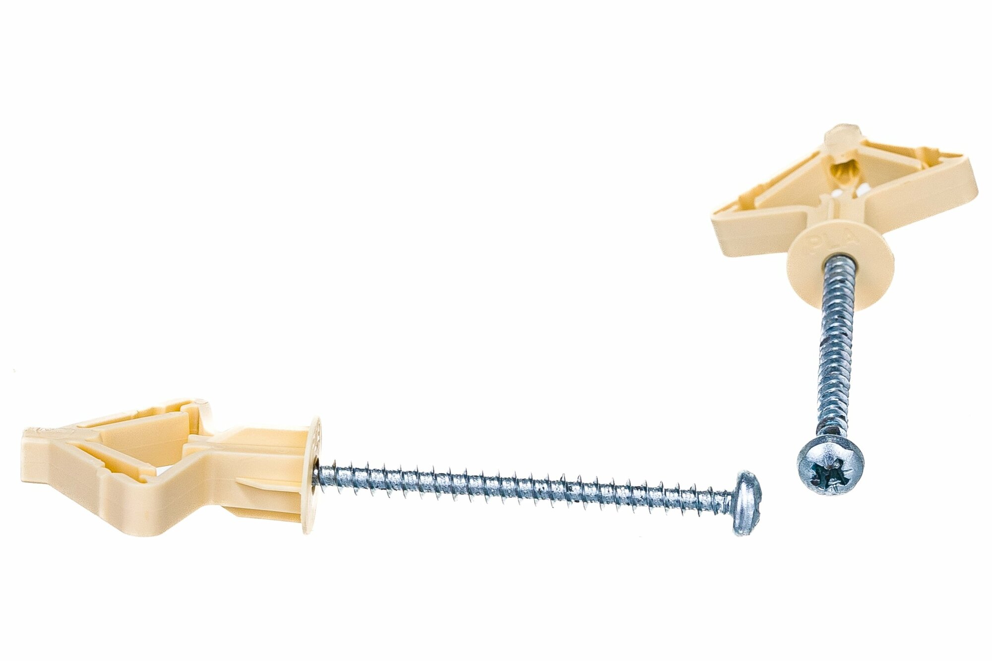 фото Европартнер Анкер для тонколистовых материалов PLA 10х50 с шурупом, 60 шт. 86911