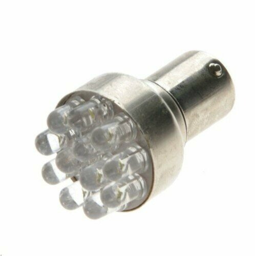 Лампа 1-конт. 12V P21W S25 12 LED с цок. BA15s