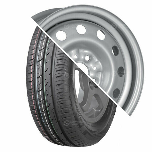 Колесо в сборе Strada V-130 R14 18560 82H ВАЗ 2170 R14x55 4x98 ET35 CB586 Silver 6214₽