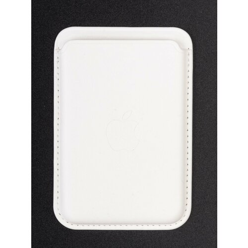 Картхолдер для Apple iPhone Wallet MagSafe Картхолдер для iPhone MagSafe Картхолдер кошелек для Apple iPhone экокожа белый 1190₽